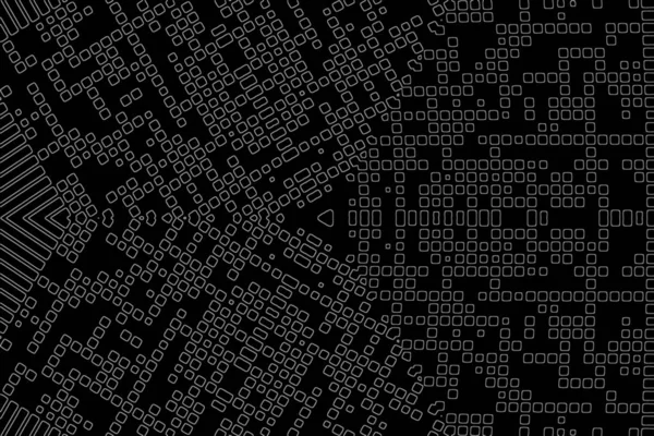 Soyut arkaplan. Monokrom dokusu. Beyaz arkaplanda siyah beyaz çizgiler.