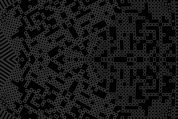 Soyut arkaplan. Monokrom dokusu. Beyaz arkaplanda siyah beyaz çizgiler.