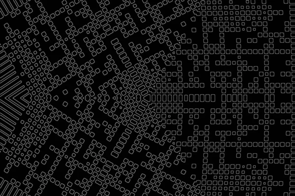 Soyut arkaplan. Monokrom dokusu. Beyaz arkaplanda siyah beyaz çizgiler.