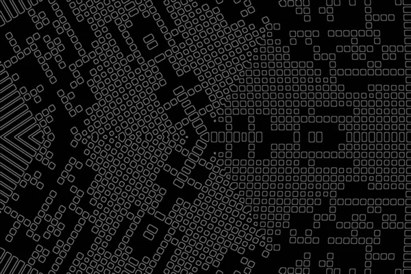 Soyut arkaplan. Monokrom dokusu. Beyaz arkaplanda siyah beyaz çizgiler.