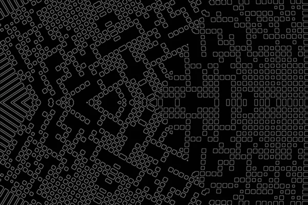 Abstract Background Monochrome Texture Black White Lines White Background — ストック写真