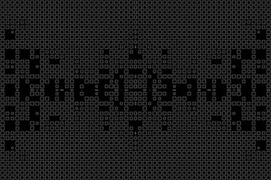 Soyut arkaplan. Monokrom dokusu. Beyaz arkaplanda siyah beyaz çizgiler.