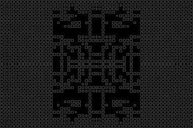 Soyut arkaplan. Monokrom dokusu. Beyaz arkaplanda siyah beyaz çizgiler.