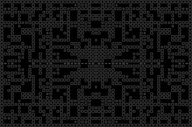 Soyut arkaplan. Monokrom dokusu. Beyaz arkaplanda siyah beyaz çizgiler.