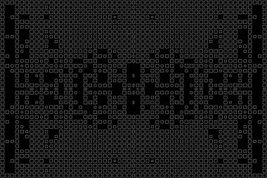 Soyut arkaplan. Monokrom dokusu. Beyaz arkaplanda siyah beyaz çizgiler.