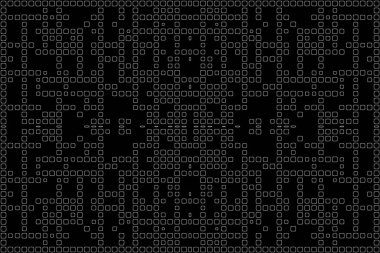 Soyut arkaplan. Monokrom dokusu. Beyaz arkaplanda siyah beyaz çizgiler.