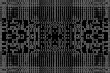 Soyut arkaplan. Monokrom dokusu. Beyaz arkaplanda siyah beyaz çizgiler.