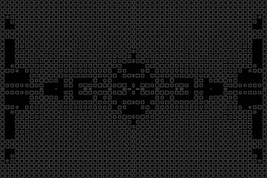 Soyut arkaplan. Monokrom dokusu. Beyaz arkaplanda siyah beyaz çizgiler.