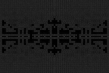 Soyut arkaplan. Monokrom dokusu. Beyaz arkaplanda siyah beyaz çizgiler.