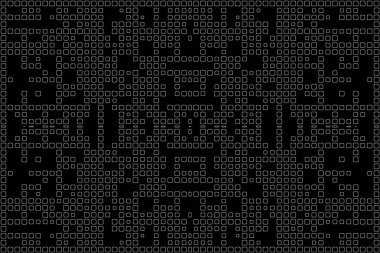 Soyut arkaplan. Monokrom dokusu. Beyaz arkaplanda siyah beyaz çizgiler.