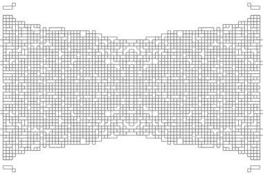 Soyut arkaplan. Monokrom dokusu. Beyaz arkaplanda siyah beyaz çizgiler.