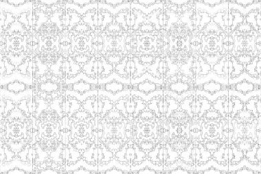 Soyut arkaplan. Monokrom dokusu. Beyaz arkaplanda siyah beyaz çizgiler.