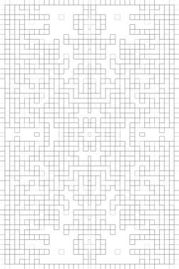 Soyut arkaplan. Monokrom dokusu. Beyaz arkaplanda siyah beyaz çizgiler.