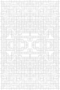 Soyut arkaplan. Monokrom dokusu. Beyaz arkaplanda siyah beyaz çizgiler.