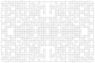 Soyut arkaplan. Monokrom dokusu. Beyaz arkaplanda siyah beyaz çizgiler.