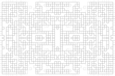 Soyut arkaplan. Monokrom dokusu. Beyaz arkaplanda siyah beyaz çizgiler.