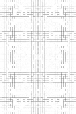 Soyut arkaplan. Monokrom dokusu. Beyaz arkaplanda siyah beyaz çizgiler.