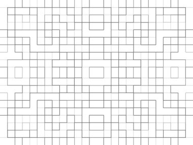 Soyut arkaplan. Monokrom dokusu. Beyaz arkaplanda siyah beyaz çizgiler.