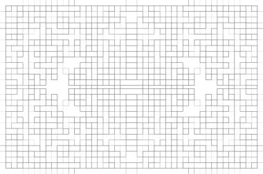 Soyut arkaplan. Monokrom dokusu. Beyaz arkaplanda siyah beyaz çizgiler.