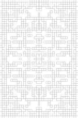 Soyut arkaplan. Monokrom dokusu. Beyaz arkaplanda siyah beyaz çizgiler.