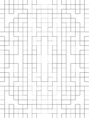 Soyut arkaplan. Monokrom dokusu. Beyaz arkaplanda siyah beyaz çizgiler.