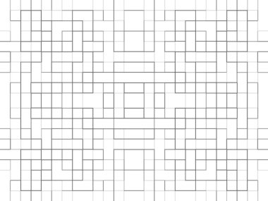 Soyut arkaplan. Monokrom dokusu. Beyaz arkaplanda siyah beyaz çizgiler.