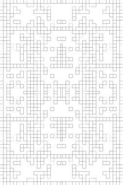 Soyut arkaplan. Monokrom dokusu. Beyaz arkaplanda siyah beyaz çizgiler.