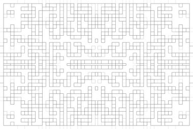 Soyut arkaplan. Monokrom dokusu. Beyaz arkaplanda siyah beyaz çizgiler.