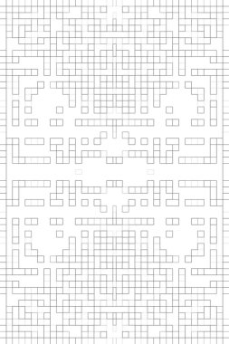 Soyut arkaplan. Monokrom dokusu. Beyaz arkaplanda siyah beyaz çizgiler.