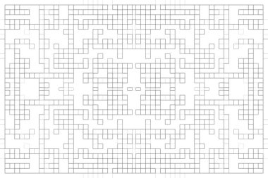 Soyut arkaplan. Monokrom dokusu. Beyaz arkaplanda siyah beyaz çizgiler.
