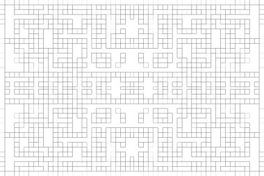 Soyut arkaplan. Monokrom dokusu. Beyaz arkaplanda siyah beyaz çizgiler.