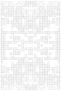 Soyut arkaplan. Monokrom dokusu. Beyaz arkaplanda siyah beyaz çizgiler.