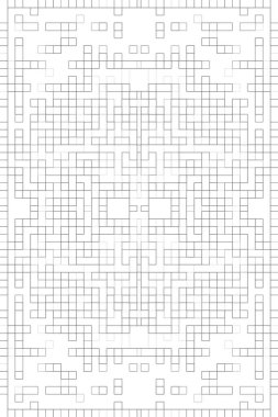 Soyut arkaplan. Monokrom dokusu. Beyaz arkaplanda siyah beyaz çizgiler.