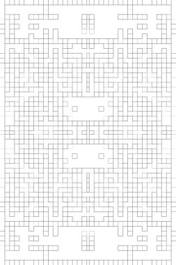 Soyut arkaplan. Monokrom dokusu. Beyaz arkaplanda siyah beyaz çizgiler.