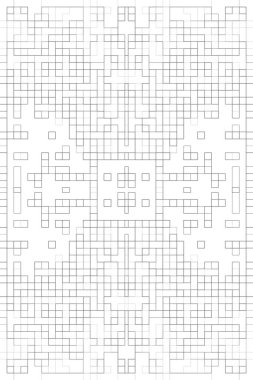 Soyut arkaplan. Monokrom dokusu. Beyaz arkaplanda siyah beyaz çizgiler.