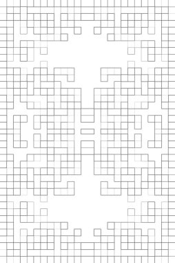 Soyut arkaplan. Monokrom dokusu. Beyaz arkaplanda siyah beyaz çizgiler.