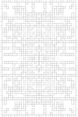 Soyut arkaplan. Monokrom dokusu. Beyaz arkaplanda siyah beyaz çizgiler.