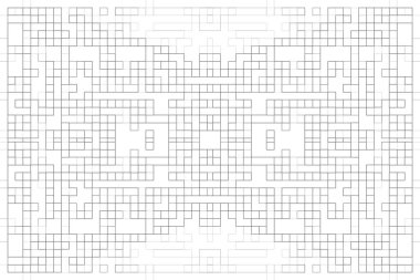 Soyut arkaplan. Monokrom dokusu. Beyaz arkaplanda siyah beyaz çizgiler.