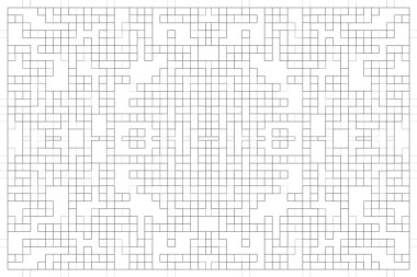 Soyut arkaplan. Monokrom dokusu. Beyaz arkaplanda siyah beyaz çizgiler.