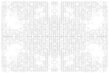 Soyut arkaplan. Monokrom dokusu. Beyaz arkaplanda siyah beyaz çizgiler.