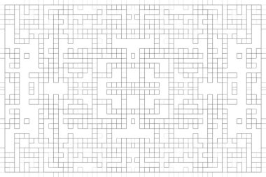 Soyut arkaplan. Monokrom dokusu. Beyaz arkaplanda siyah beyaz çizgiler.