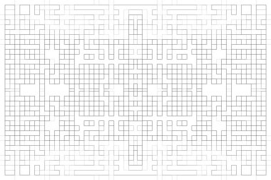 Soyut arkaplan. Monokrom dokusu. Beyaz arkaplanda siyah beyaz çizgiler.