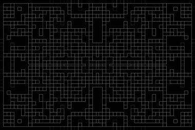 Soyut arkaplan. Monokrom dokusu. Beyaz arkaplanda siyah beyaz çizgiler.