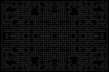 Soyut arkaplan. Monokrom dokusu. Beyaz arkaplanda siyah beyaz çizgiler.