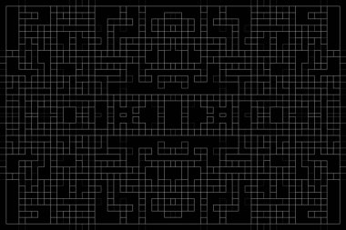 Soyut arkaplan. Monokrom dokusu. Beyaz arkaplanda siyah beyaz çizgiler.