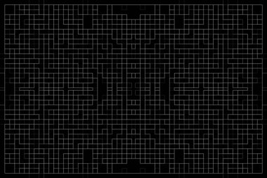 Soyut arkaplan. Monokrom dokusu. Beyaz arkaplanda siyah beyaz çizgiler.