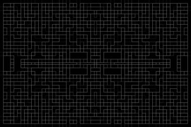 Soyut arkaplan. Monokrom dokusu. Beyaz arkaplanda siyah beyaz çizgiler.