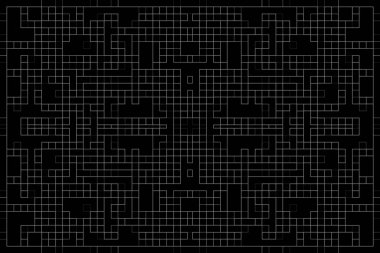 Soyut arkaplan. Monokrom dokusu. Beyaz arkaplanda siyah beyaz çizgiler.