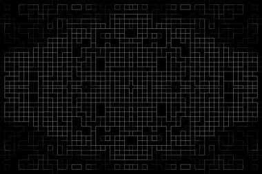 Soyut arkaplan. Monokrom dokusu. Beyaz arkaplanda siyah beyaz çizgiler.