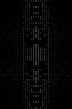 Soyut arkaplan. Monokrom dokusu. Beyaz arkaplanda siyah beyaz çizgiler.